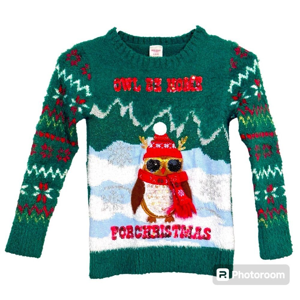 Girls Christmas Sweater - EUC